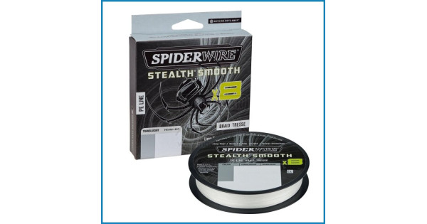Multifilamento SpiderWire Stealth Smooth x8 Translucent 0.23mm 300m, stealth  smooth 
