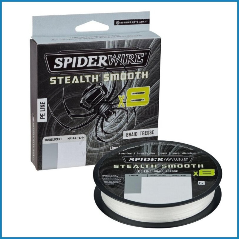 Multifilamento SpiderWire Stealth Smooth x8 Translucent 0.23mm 300m